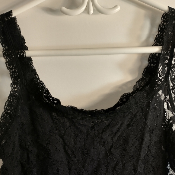 Lovely Black Lace René Rofé Camisole M/L - Picture 3 of 7